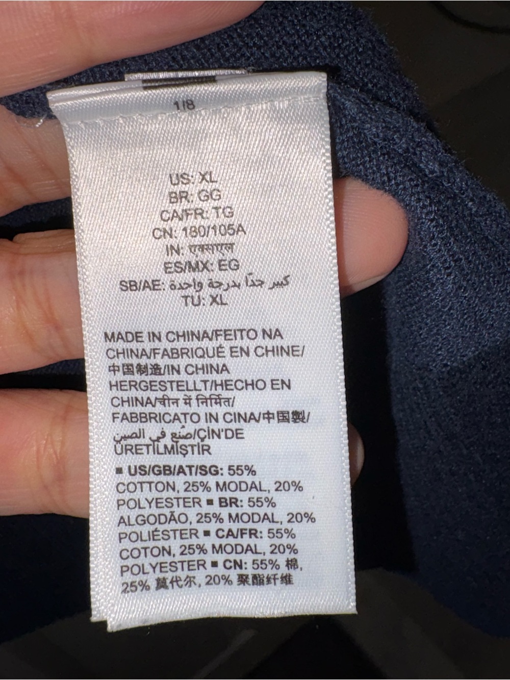 Amazon Essentials Navy Open-Front Cardigan Sweater - Picture 4 of 5
